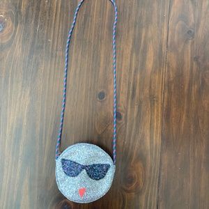 crewcuts glitter sunglasses smiley face kids purse
